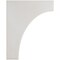 Ekena Millwork 1 3/4"W x 8"D x 10"H Clarksville Wood Vintage Decor Bracket, Chalk Dust White BKTWD02X08X10CVWH - alternate 2